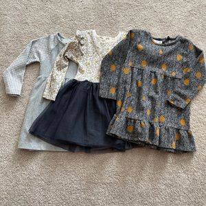 3 Zara toddler girl dresses